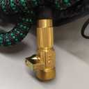 100FT Premium Garden Hose Ultra Lightweight Non-Expanding Design 100 FT Watering Hose with 10 Function Nozzle, Kink & Tangle-Free, Leakproof & Pressure Resistant for Yard/Lawn/Camping (Black&Green)