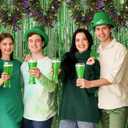 50 Feet Mardi Gras Tinsel Garland Gold Green Purple Garland Mardi Gras Christmas Tree Tinsel Garland Metallic Twisted Hanging Garland for Mardi Gras Oktoberfest Birthday Party Decoration