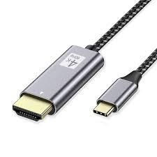 ZGEAR USB C to HDMI 6 FT VIDEO CABLE Connect Personal Devices to a TV, Monitor, or Projector Supports 4K Resolution & Audio Mirror or Extend Display Plug & Play