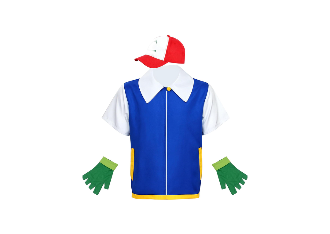 Anime Kids Adult Hoodie Jacket Shirt Gloves Hat Sets Cosplay Costume Large