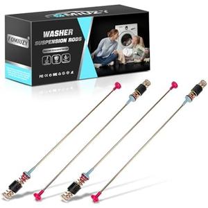 FOMIUZY Washer Machine Suspension Rods DC97-16350U DC97-16350T Fit For Samsung Vrt WA50R5200AW/US WA50R5400AV/US WA45T3200AW/A4 WA45N3050AW/A4 WA50R5400AW/US WA45H7200AW/A2 WA45T3400AW DC97-05280W