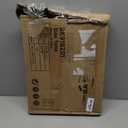 HOOBRO End Table, Small Side Table with 2-Tier Storage Shelves, Nightstand with Faux Rattan Decoration, for Small Space, Living Room, Bedroom, Black BK91BZ01