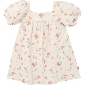 MODERNMOMENTS Baby Girls' Dress with Puff Sleeves (Yellow, 2T)