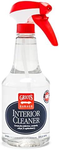 Griot's Garage Interior Cleaner Spray for Car Seats, Carpet, Upholstery Fabric, Floor Mat, Vinyl, Dashboard, Ideal for Truck, SUV, RV, Boat, and More, 10956, 22 Fl Oz