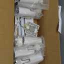 Super Brightness 6000K Cool Light Dimmable Brightness 25W 2000lm H Type LED White Track Lighting Kit System with 13 FT Track Rails, Ceiling Spotlight Fixture with Installation Package