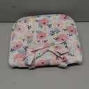 HappyVk Baby Doll Bed Set - Portable Doll Bassinet for Dolls up to 21 Inches - Handbag for Girl - Pink Roses