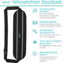 Vive Wheelchair Seatbelt - Safety Belt for the Elderly - Harness for Adults - Adjustable Straps for Chair/Bed Restraint - Patients Care - Falling Out Prevention - for the Elderly, Pregnant & Paralyzed