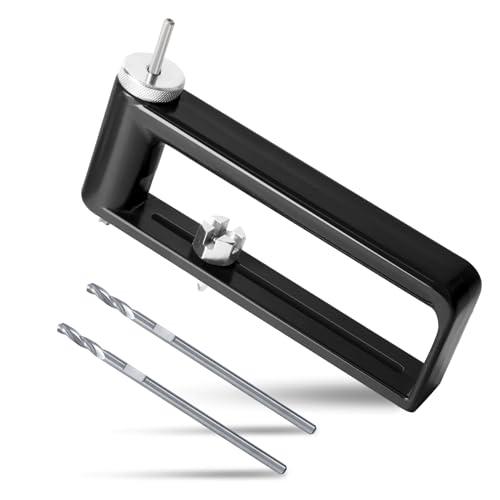 Adjustable Sheet Metal Hole Cutter w/ 2 Drill Bits, 2 to 12" Sheet Metal Hole Saw Circle Cutter for Duct/HVAC/Ductwork/Roofing/24ga Steel and 26ga Stainless