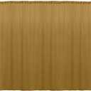 New Creations Fabric & Foam 41*94 Feet Polyester Backdrop Drapes Curtain Panels - (Gold)