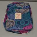 Pencil Case Holder Slot - Holds 202 Colored Pencils or 136 Gel Pens with Zipper Closure - Large Capacity Polyester Pen Organizer for Watercolor Pens or Markers - Perfect for Artist Blue Impression