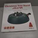 Christmas Tree Stand with Water Reservoir, Foot Press Easy Setup, Fits up to 8ft Real Tree with 5.1" Diameter, Equipped with Water Level Indicator, No Assembly Needed