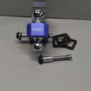 Orion Motor Tech Adjustable Trailer Hitch, Fits 2 in Receiver 6 in Drop & Rise Hitch, 12500 LBS GTW, Class 3, 4 Hitch, Heavy Duty Aluminum Drop Hitch for Truck with Three Anti-Theft Locking Hitch Pins (Black-Blue)