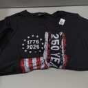250 Years America Anniversary 250th Independence Day Freedom T-Shirt XL