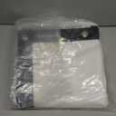 Golf Simulator Impact Screen: Ultra Clear for Indoor/Home/Garage Training Grommet Holes, Easy to Install for Golf Swing Training (6.56 x 9.84 ft)