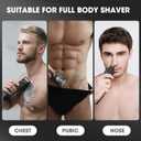 Manscape Body and Ball Trimmer for Men, Bald Head & Body Shaver, Mens Grooming Kits Pubic Groin Hair Trimmer, Body Groomer Electric Razors for Smooth Shaving, IPX7 Waterproof