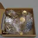 Ravinte 15 Pack Single Hole Round Cabinet Knobs Champagne Bronze Drawer Knobs Kitchen Cabinet Hardware Pulls