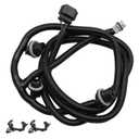 Rear Tail Lamp Wiring Harness Driver Side Compatible with GMC Sierra 1500 2014-2015 Replace # 23141279 (Fits 4 Bulb Sockets Only)