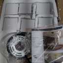 Semi Flush Mount Ceiling Light,13inch Modern Black and Gold Crystal Chandeliers,6-Lights Industrial Sputnik Chandeliers for Bedroom,Kitchen,Hallway,brthroom,entryway,Dining Room