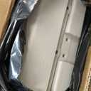 DWVO Outdoor Storage Shed, Weatherproof Resin, 35 Cu Ft Capacity, Horizontal Design, X-Shaped Lockable Door, Suitable for Bike, Garden Tools, Trash Cans, Light Gray