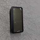 Digital Alarm Clock Battery Powered with Date | Indoor Temperature | Humidity | LCD Display | Dual Alarms | Snooze and Backlight Desk Small Clock (Black)