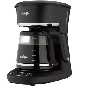 Mr. Coffee® 12-Cup Programmable Coffeemaker, Brew Now or Later