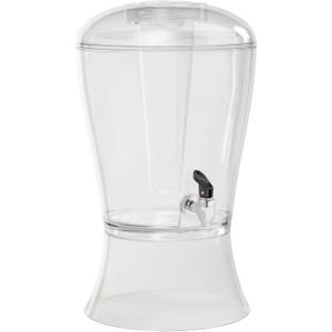 CreativeWare 3 Gallon Beverage Dispenser with Base Ice Cylinder Sleeve