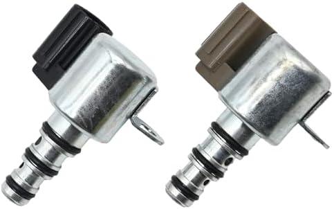 Vkinman ‎28250-P6H-024 28500-P6H-003 Transmission Shift Control Solenoid Valve B&C Replacement for Acura TL MDX CL for Prelude Pilot Civic Accord 1998-2007, Replaces 28400-P6H-013 28400-P6H-003