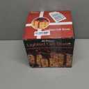 ATDAWN Set of 3 Lighted Gift Boxes Christmas Decorations, Clear Acrylic Present Boxes, Christmas Home Gift Box Decorations