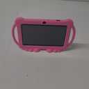 Kids Tablet 7 inch Android 12.0 for Toddler, 4GB RAM 32GB ROM Bluetooth IPS Screen Parental Control Dual Camera Shockproof Case for Educational Games, (Rose Red) (Pink)