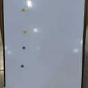 J&J worldwide Magnetic Glass Whiteboard 47x35 in+Whiteboard Calendar Glass Board Yearly Calendar