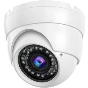 Anpviz Analog CCTV Camera 1080P HD 4-in-1(TVI/AHD/CVI/960H CVBS), 4X Manual Focus/Zoom Analog Camera 2.8-12mm Varifocal Lens, 36 IR-LEDs Dome Turret Security Camera for Indoor and Outdoor