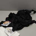 Momcozy Adjustable Buckle Baby Wrap Carrier Cooling Air-Mesh, Easy to Wear Baby Carrier Sling, Baby Carriers Newborn to Toddler 8-35lbs, Suit for Waist 47-57inch, Plus Size Black