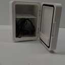 4L Skincare Fridge with LED Mirror - Portable Cooler/Warmer for Cosmetics & Food, Perfect for Bedroom, Car, Office, White
