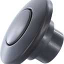 Danco Kitchen Sink Top Mount Air Switch for Garbage Disposals Replacement Button in Matte Black (12067)