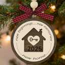 10 x New Home Ornament 2025  New House Gift Ideas for Housewarming Gifts New Home, First Christmas in Our First House 1st Home