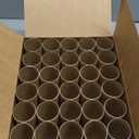 30 Pack Craft Rolls - Thick Cardboard Tubes for Crafts - Round Tubes - Cardboard Tubes For Crafts - Craft Tubes - Craft Round Tubes - Paper Tube for Crafts - 1.57 x 3.9 inches - Brown