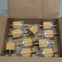 10 Pcs 3/8" Universal Inline Fuel Filters for Cars Industrial Tractors Trucks Motorcycles RV's Gas Powered Engine