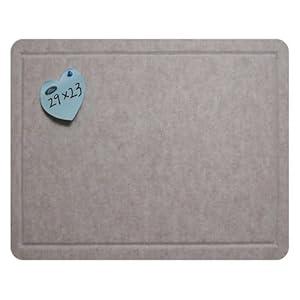 Cork Board Alternative, 29"x23" Felt Picture Board, Contains 1 Box of 20 Push Pins, Better Home Wall Decoration Than Paper Bulletin Board Roll - Beige