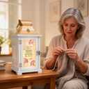 2 x Gifts for Mom from Son - Unique Mothes Day Birthday Gifts for Mom from Son, I Love You Mom Gifts Lantern - Thanksgiving, Mother Son Candle Warmer Lamp with Timer Dimmer