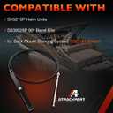 Boat Steering Cable Kit Back Mount Rack-and-Pinion 13FT 14FT 15FT 16FT Compatible with Seastar Teleflex. SS141XX Marine Steering System for Outboard & Stern Drive Engines