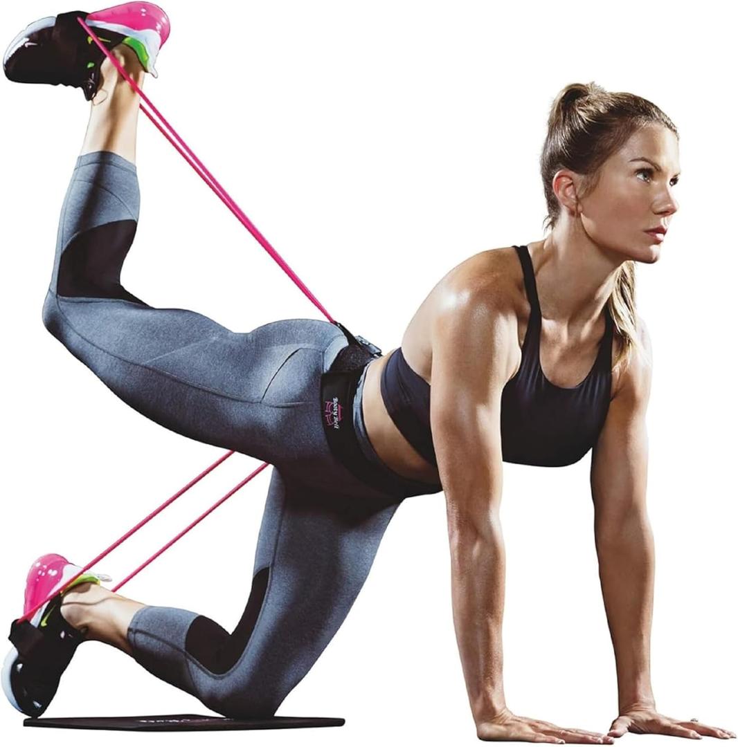El sistema de cinturn Booty, bandas de ejercicio para entrenamiento para entrenamientos de resistencia, levantamiento y tonificacin de glteos femeninos y parte inferior