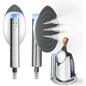 Sundu 1500W Professional Garment Steamer, 2-in-1 Vertical & Handheld for Wrinkles, 6 Steam Modes, 30-Second Heat Up, 800mL Tank, Auto Shut-Off, Portable & Standing Design, White