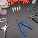 Beaditive Bent Nose Pliers | Fine, Non-Serrated Tips | Jewelry Making, Beading, Crafting | Stainless Steel