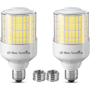 Motion Sensor Led Light Bulbs, 70W 8800LM E26/E39 Motion Activated Dusk to Dawn Security Bulb,Non-Dimmable,Outdoor/Indoor for Front Door Porch Garage Basement Hallway Closet(Daylight White 2 Pack) Motion Sensor Led Light Bulbs, 70W 8800LM E26/E39 Motion Activated Dusk to Dawn Security Bulb,Non-Dimmable,Outdoor/Indoor for Front Door Porch Garage Basement Hallway Closet(Daylight White 2 Pack)