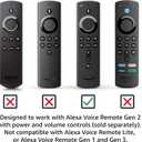 Star Wars The Mandalorian Remote Cover, for Fire TV Alexa Voice Remote Gen 2 (Bounty Blue)