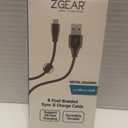 ZGEAR 6 Foot Braided Sync & Charge Cable 2 Pack