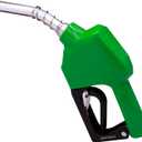 Green 3/4" NPT Automatic Fuel Nozzle Auto Shut Off Nozzle Gas Pump Nozzle Max Flow Rate 16 GPM With 3-Notch Hold Open Clip13/16"Spout Used for Gasoline Oil, Kerosene Biodiesel