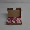 Cindeer 217 Pcs Mini Fake Flowers for Crafts Bulk Fake Flower Heads Craft Rose Daisy Small Silk Artificial Faux Decorations Flower for Art Wedding Summer Decorations, 2-4 cm(Bright Color)