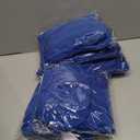 6-Pack Premium Royal Blue Spandex Tablecloths for 4ft Rectangle Tables, Stain & Wrinkle-Resistant, Washable Stretch Polyester Fitted Table Cover for Weddings, Banquets, Trade Shows Events
