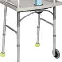 Drive Medical 10124 Walker Tray with Cup Holder, Gray